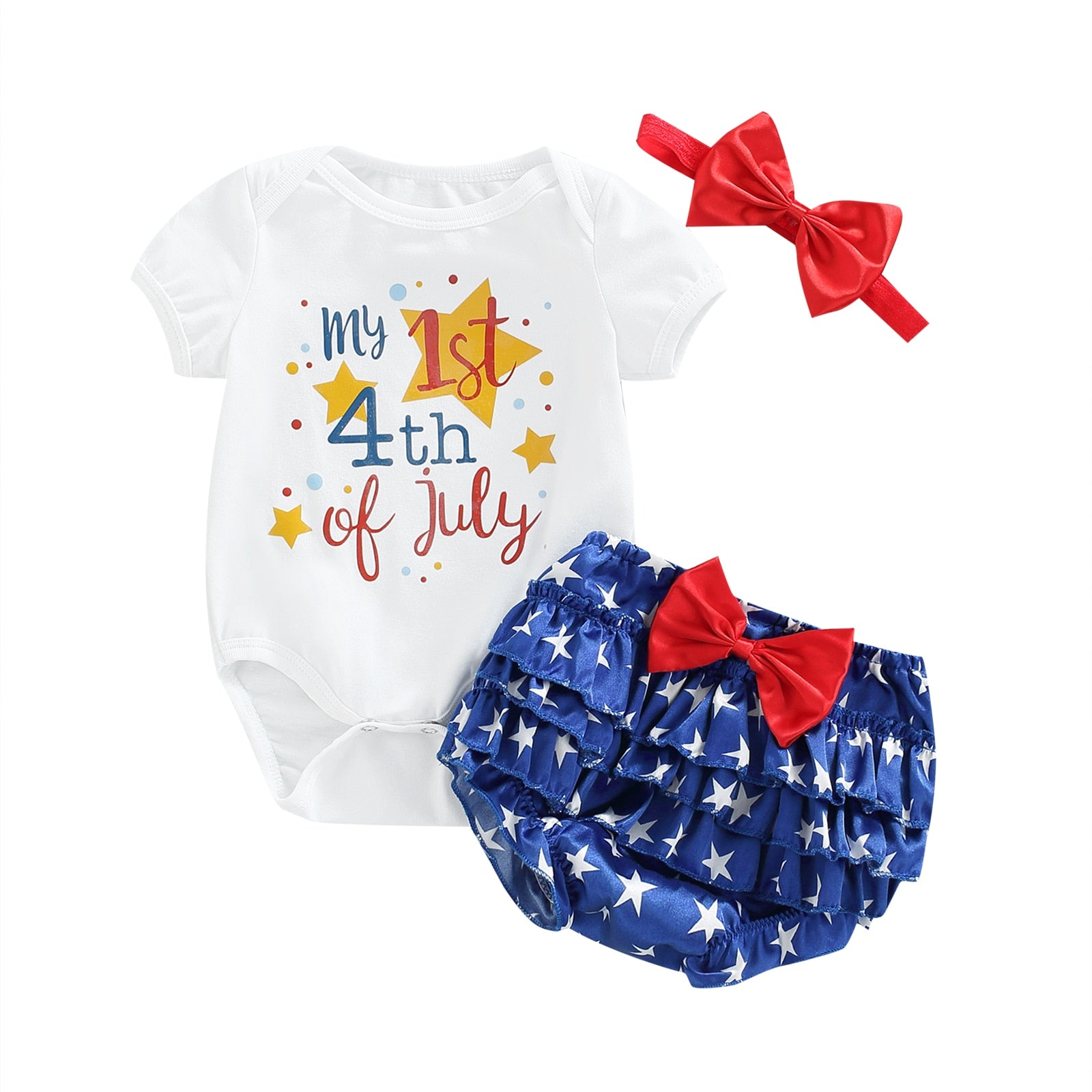 0-24M Independence Day Infant Newborn Baby Girl Clothes - janceysfanceys