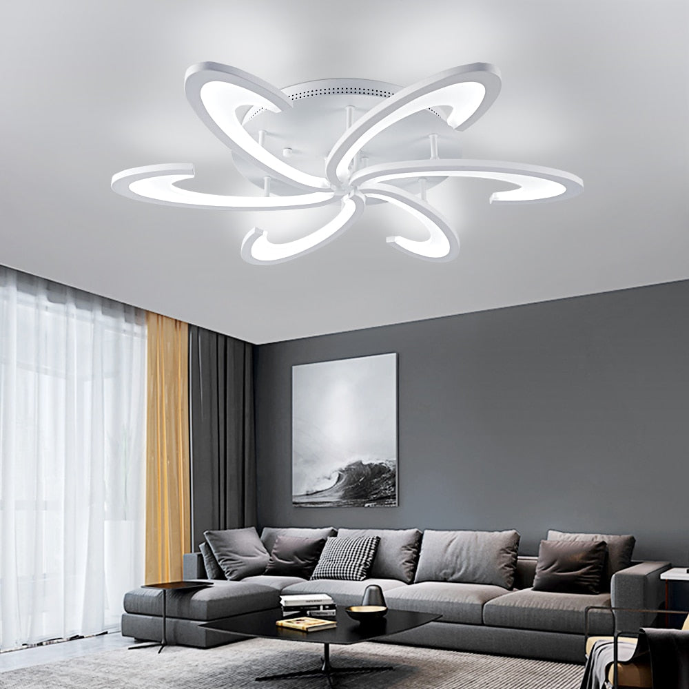 Modern Led Acrylic Ceiling Light Fixture - janceysfanceys