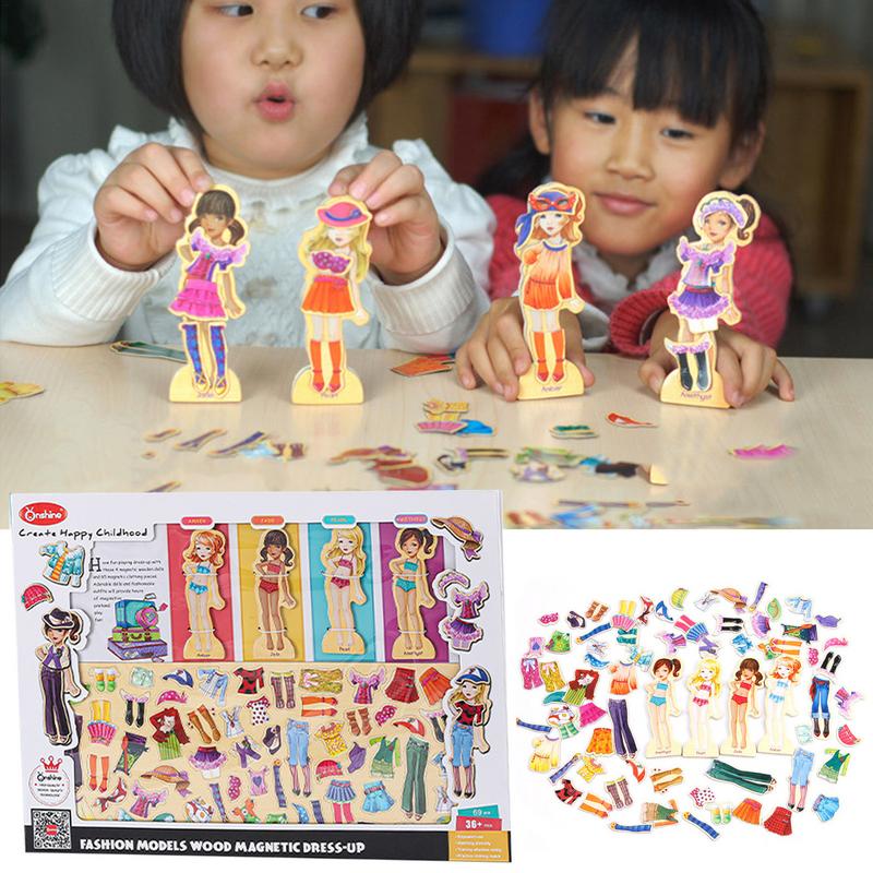 Magnetic Dressing Toys Princess Paper Dolls - janceysfanceys