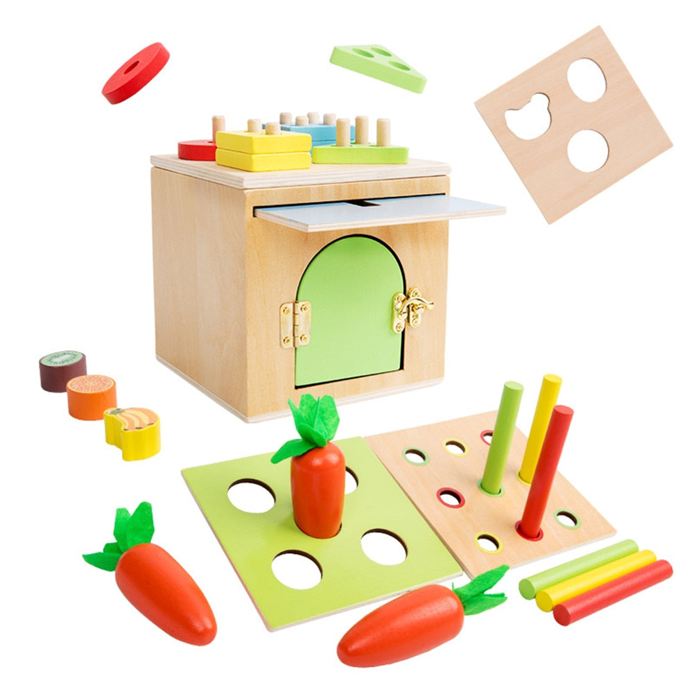 Wooden Drawer Match Teaching Aids - janceysfanceys