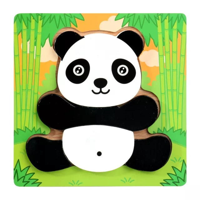 Quality Baby Wooden 3D Puzzle - janceysfanceys