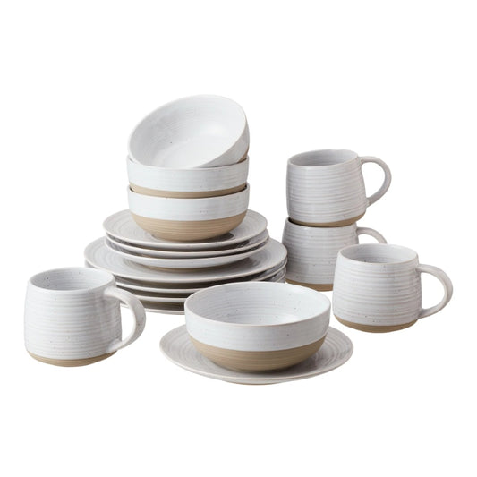 Better Homes & Gardens Abott Stoneware 16 Piece Dinnerware Set - janceysfanceys