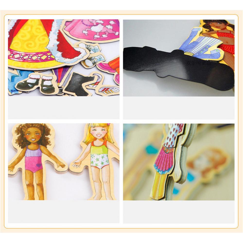 Magnetic Dressing Toys Princess Paper Dolls - janceysfanceys