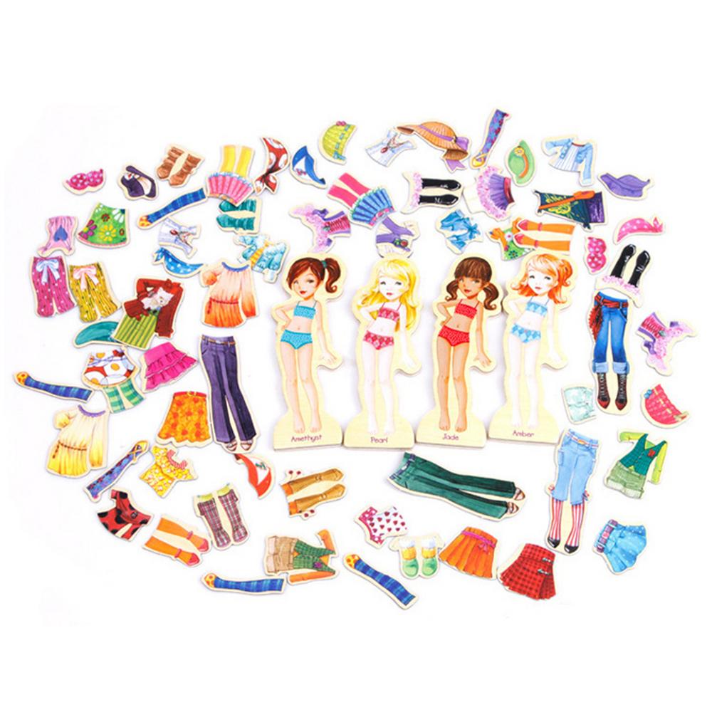 Magnetic Dressing Toys Princess Paper Dolls - janceysfanceys