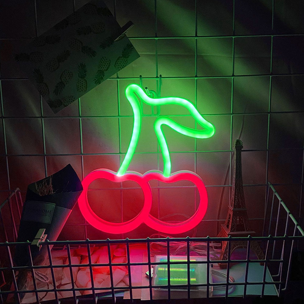 Cherry Neon Lamp LED Neon Sign - janceysfanceys