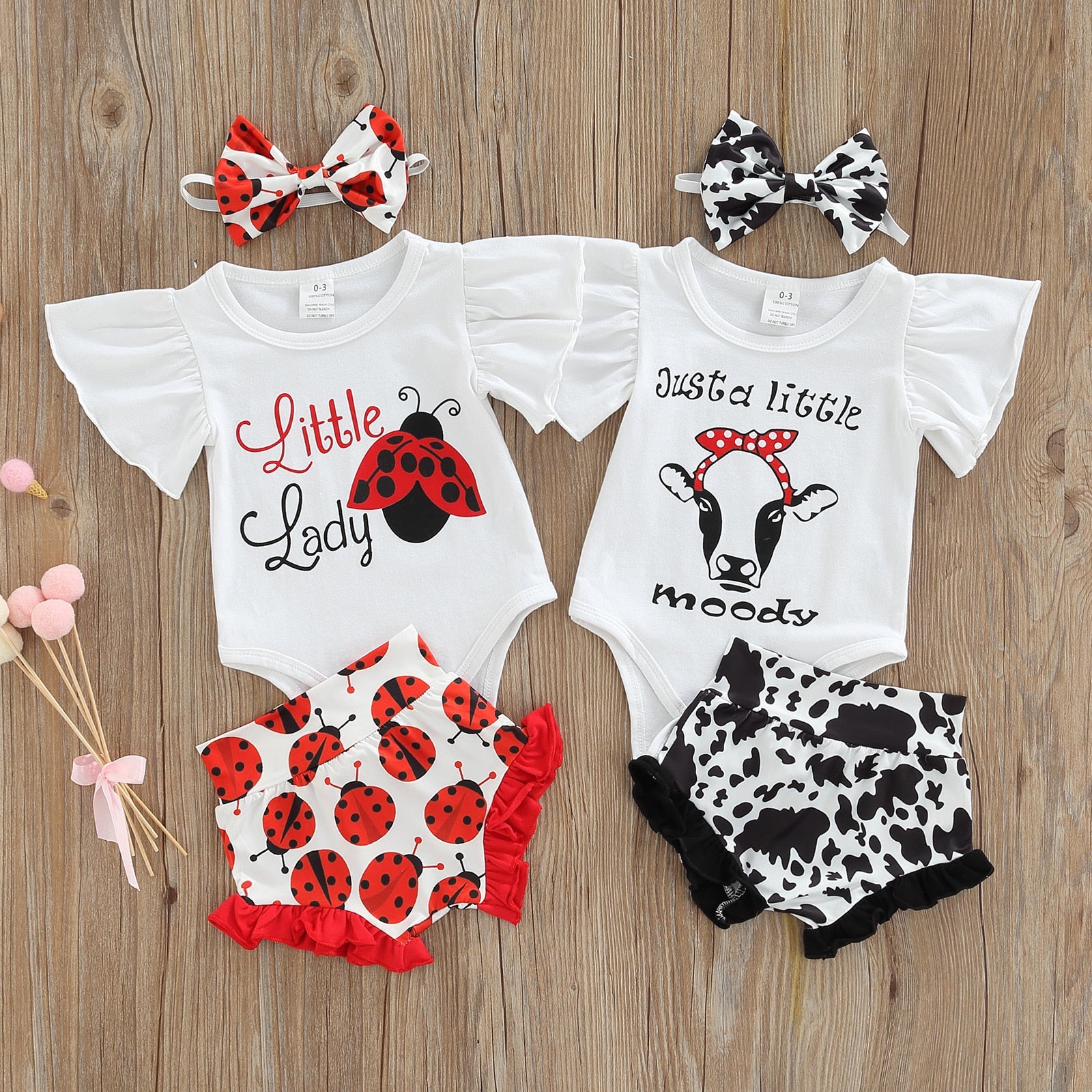 0-18M Newborn Infant Baby Girls Clothes Set - janceysfanceys