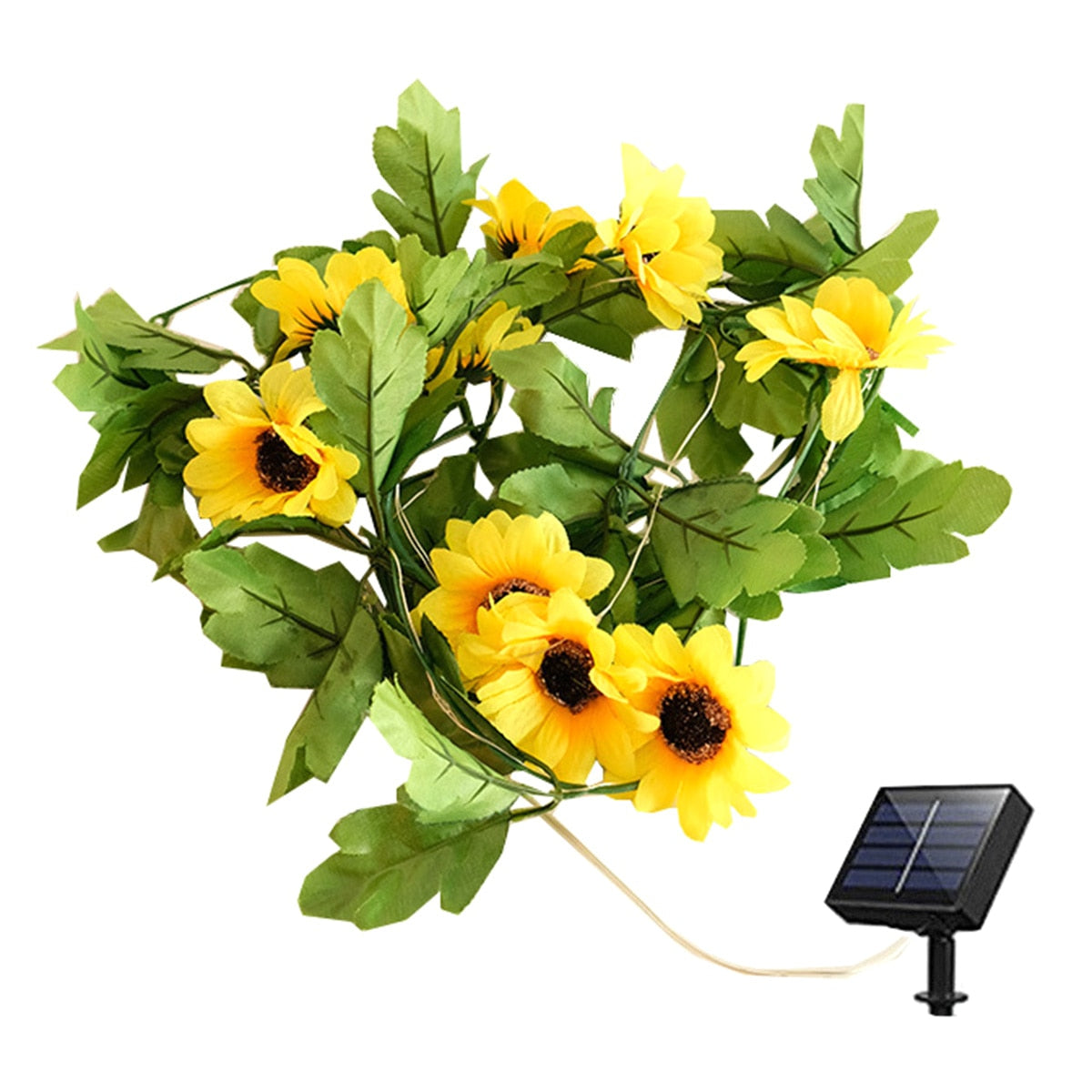 Simulation Sunflower Solar String Lights Garden Decoration - janceysfanceys