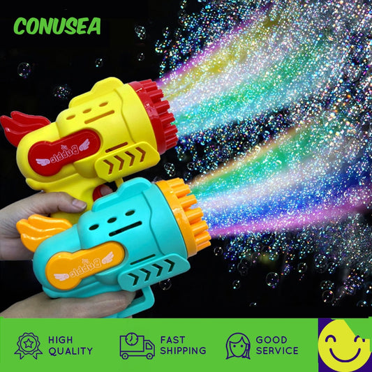 Kids Rocket Bubble Gun Blower - janceysfanceys