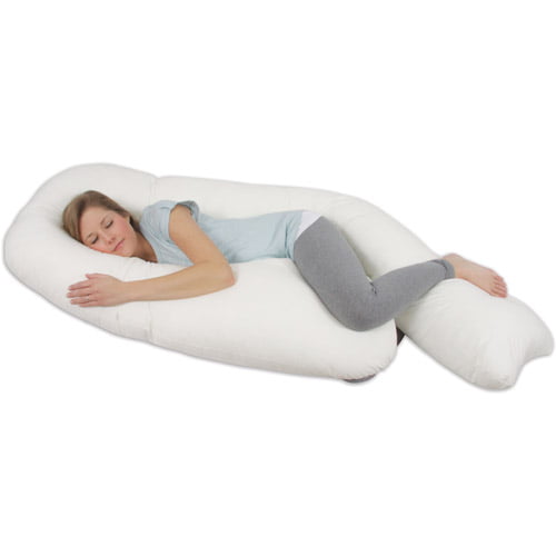 All Nighter Total Body Pregnancy Pillow, Ivory - janceysfanceys